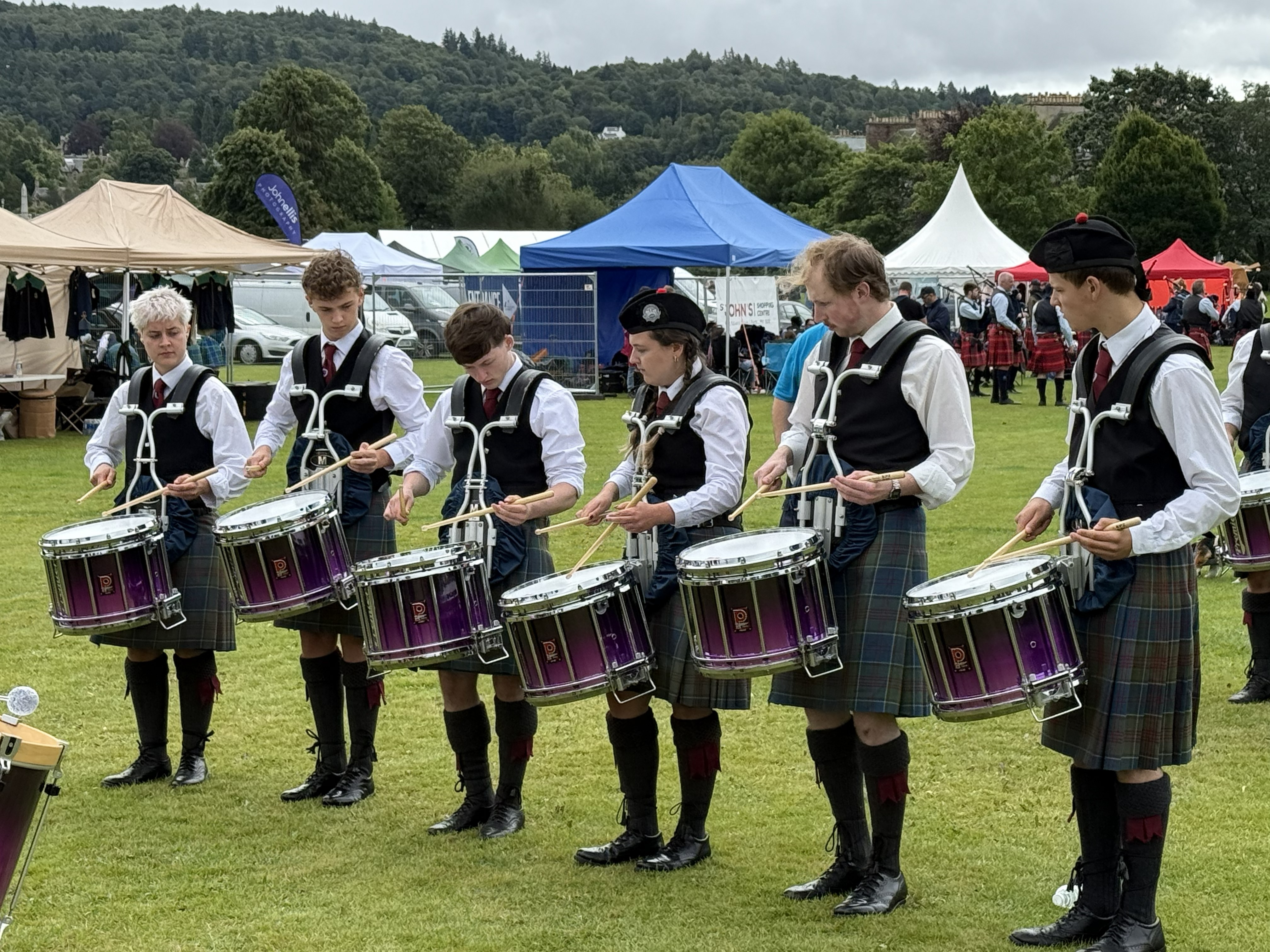 Stockbridge Pipe Band Grade 3B at the Perth Highland Games 2026